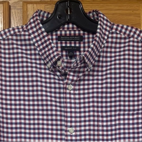 Banana Republic Grant Slim-Fit Non-Iron Dress Shirt Men's XL - Picture 6 of 6